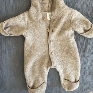 SOLD Siskin wool 0-3 month suit